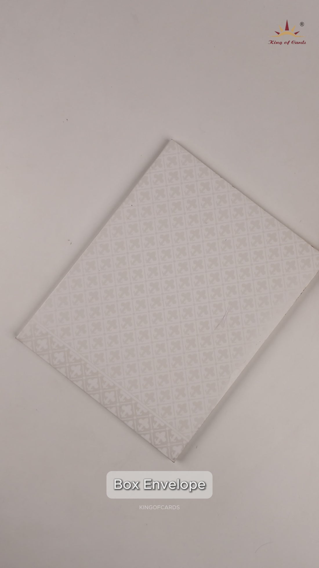 White Laser Cut Invitation Card - KNK4104W