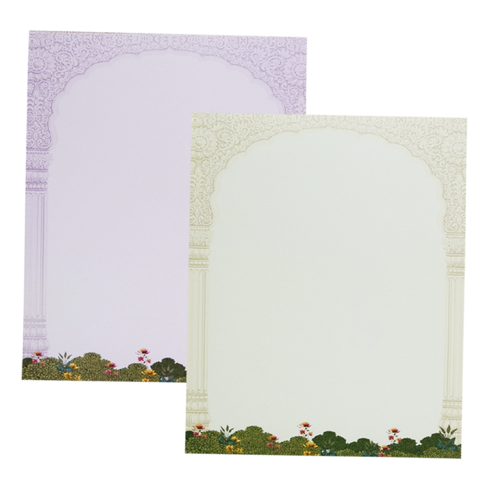 Lime Yellow Peacock Padded Wedding Card-King of Cards