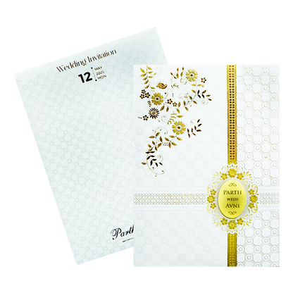 Chalk White Marriage Card-King of Cards