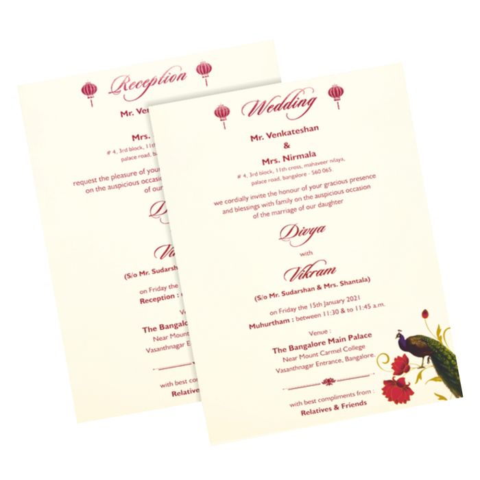 Invitation Card-King of Cards