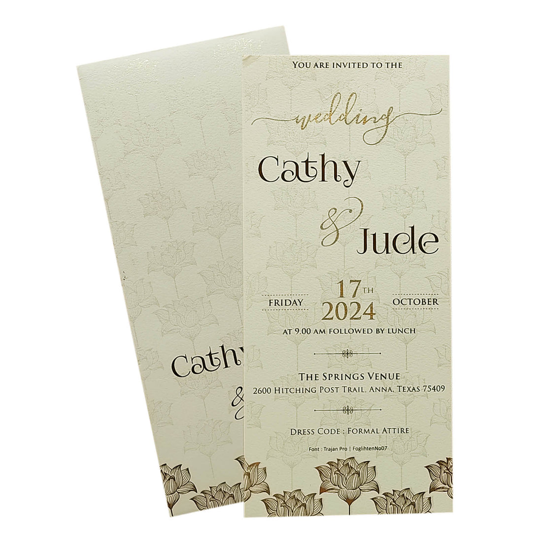 Invitation Card - KRCS6490