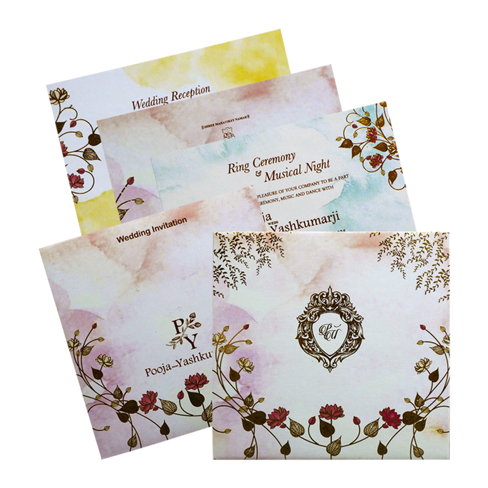 Light Pale Pink Invitation Card-King of Cards