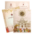 Cream Traditional Dholi Wedding Card-King of Cards