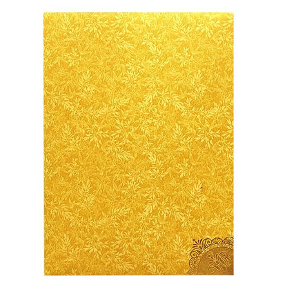 Gold Laser Cut Invitation Card-King of Cards