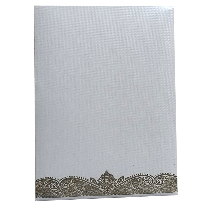 Grey Single Sheet Invitation Card-King of Cards