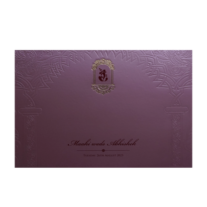 Light Pink Wedding Card-KPR09510