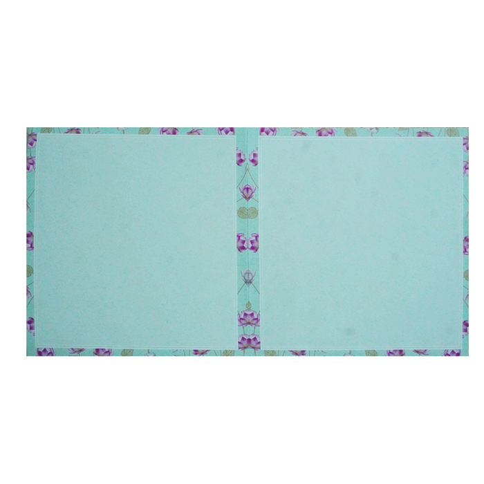 Mint Lotus Wedding Card-King of Cards