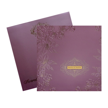 Light Pink Floral Wedding Card-King of Cards