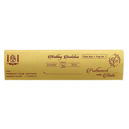 Pastel Pink Scroll Card-King of Cards