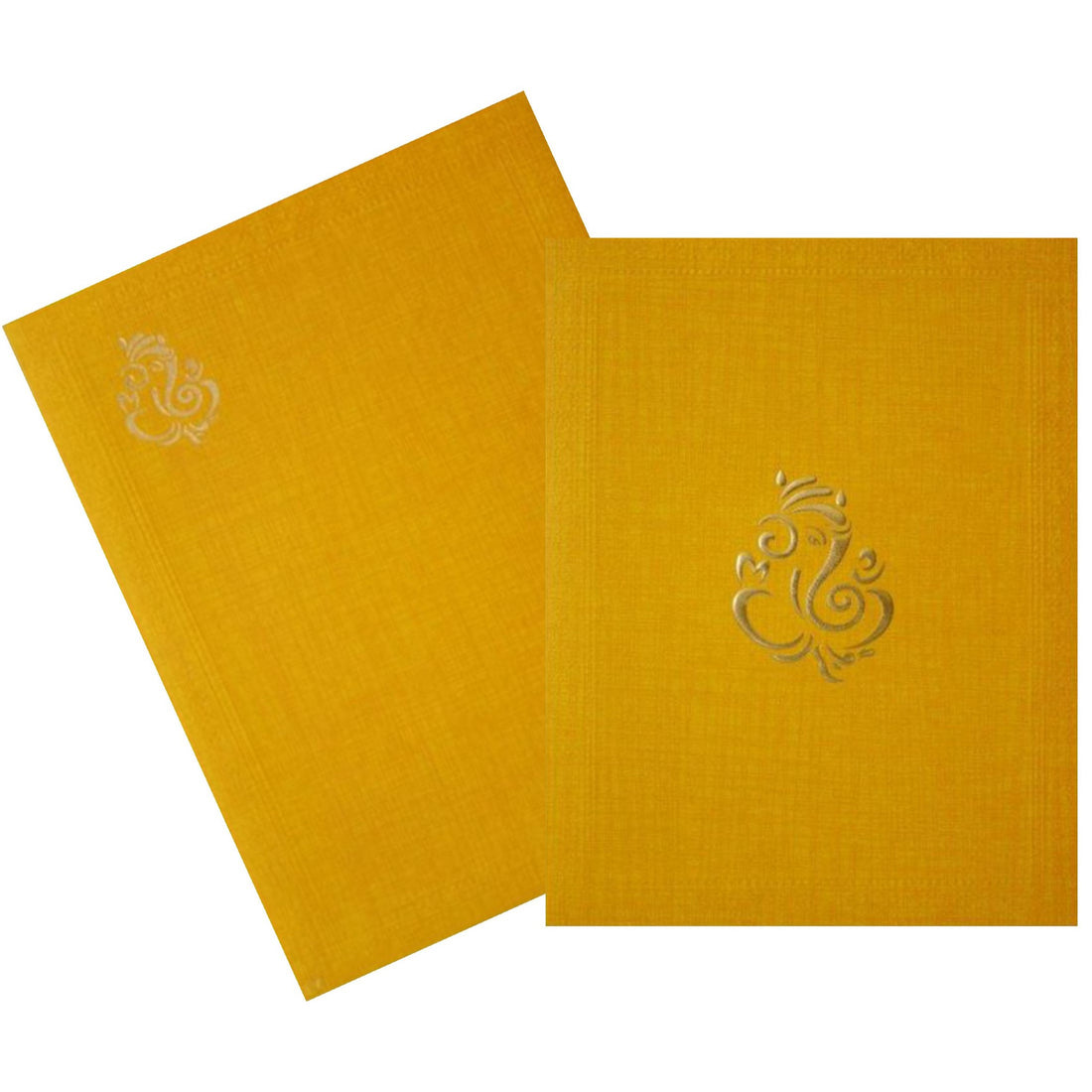 Orange Metallic Wedding Invitation-KNK50012