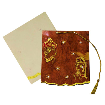 Brown Invitation Card-KNK3693