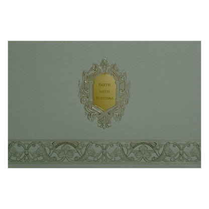 Grey Wedding Card-King of Cards