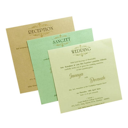 Pink Floral Invitation Card-King of Cards