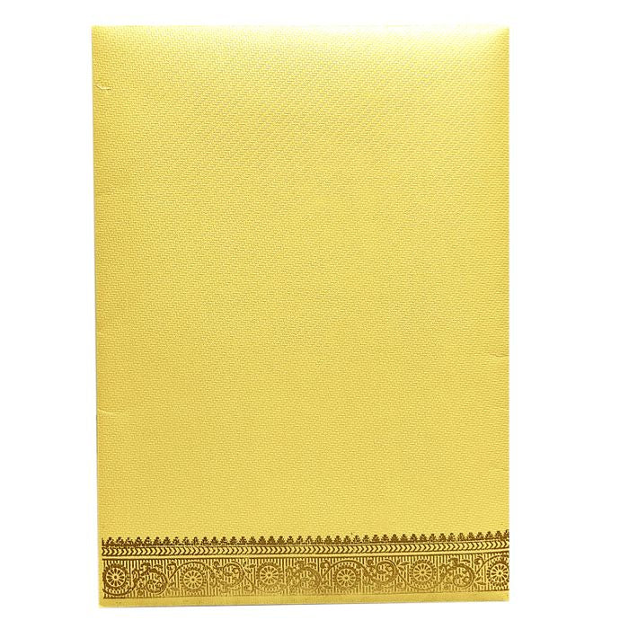 Gold Ganesha Foil Invitation Card-King of Cards