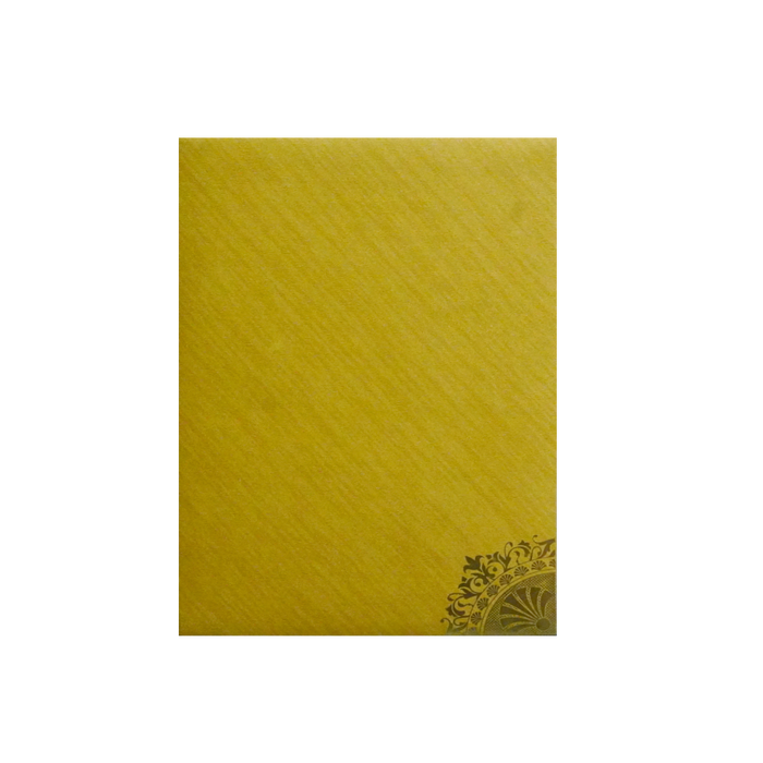 Gold Striking Laser Cut Wedding Card-King of Cards