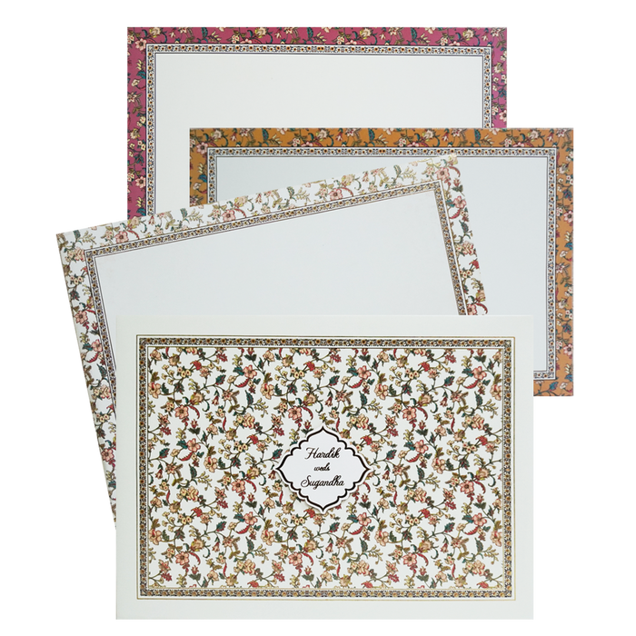 Lime Yellow Persian Marriage Invitation Card-King of Cards