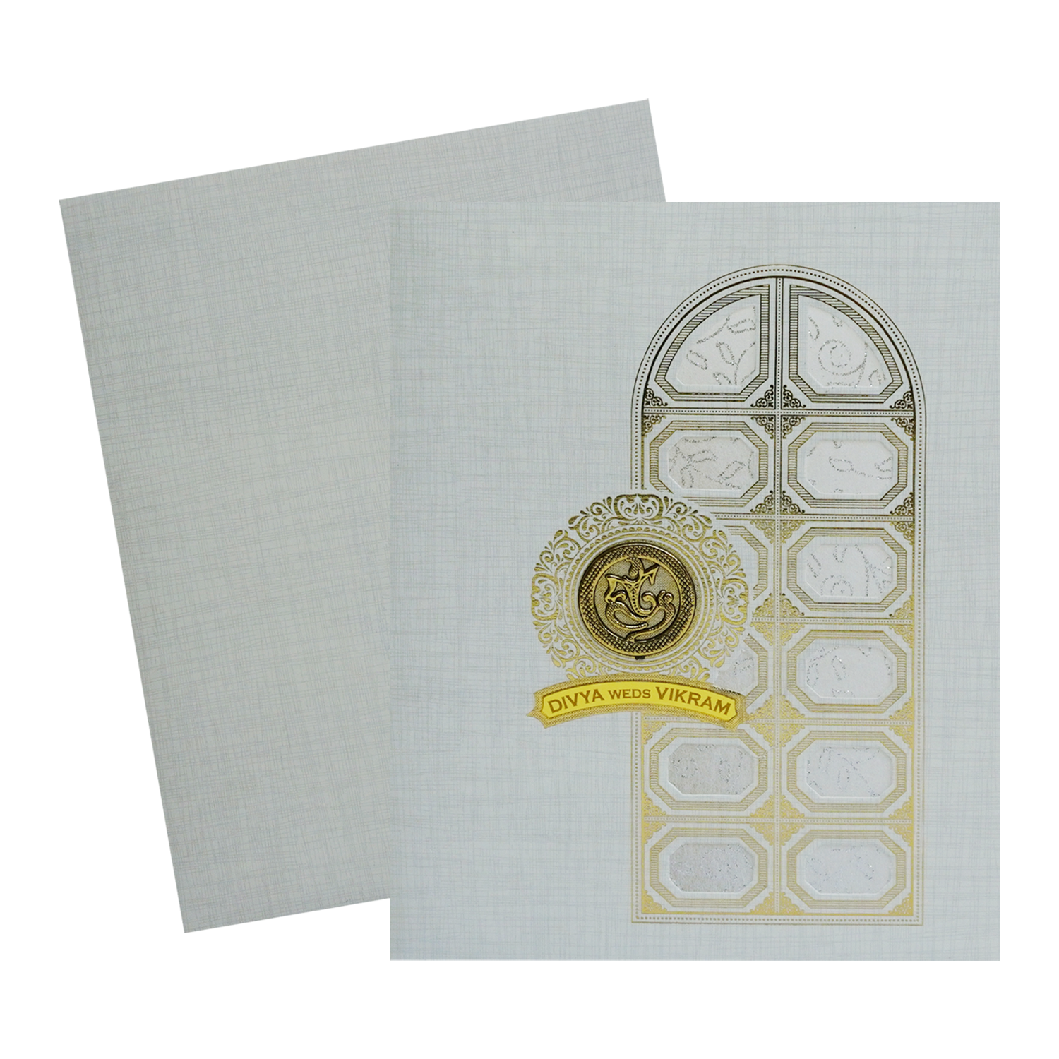 Light Grey Marriage Card-KNK9407G