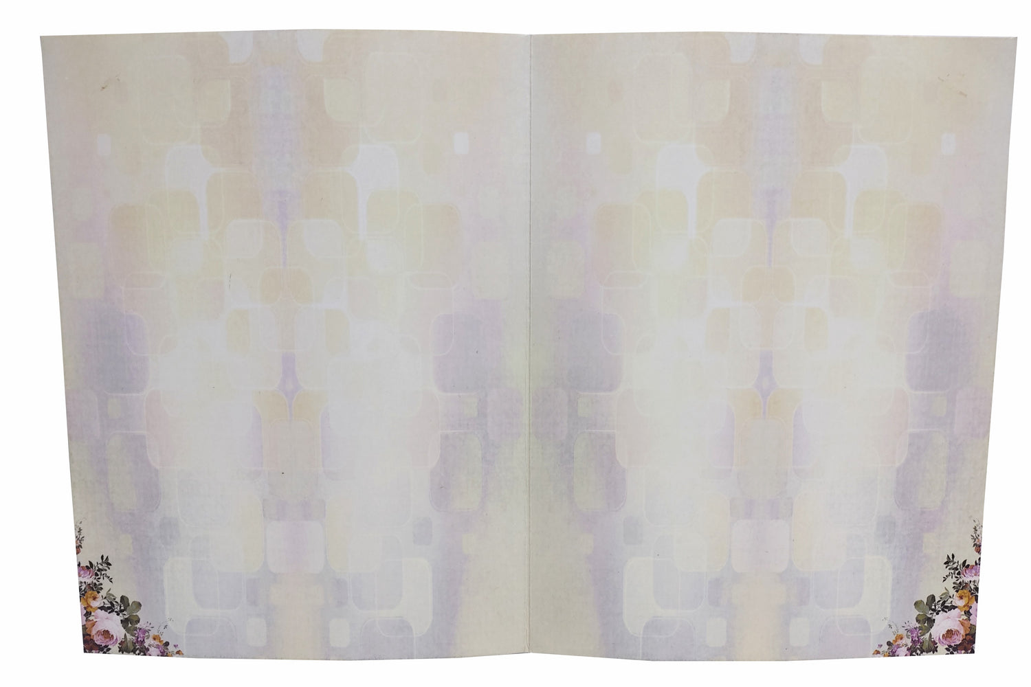 Multicolour Floral Design in Offset With Name Plate-KNKC4038