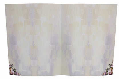 Multicolour Floral Design in Offset With Name Plate-KNKC4038