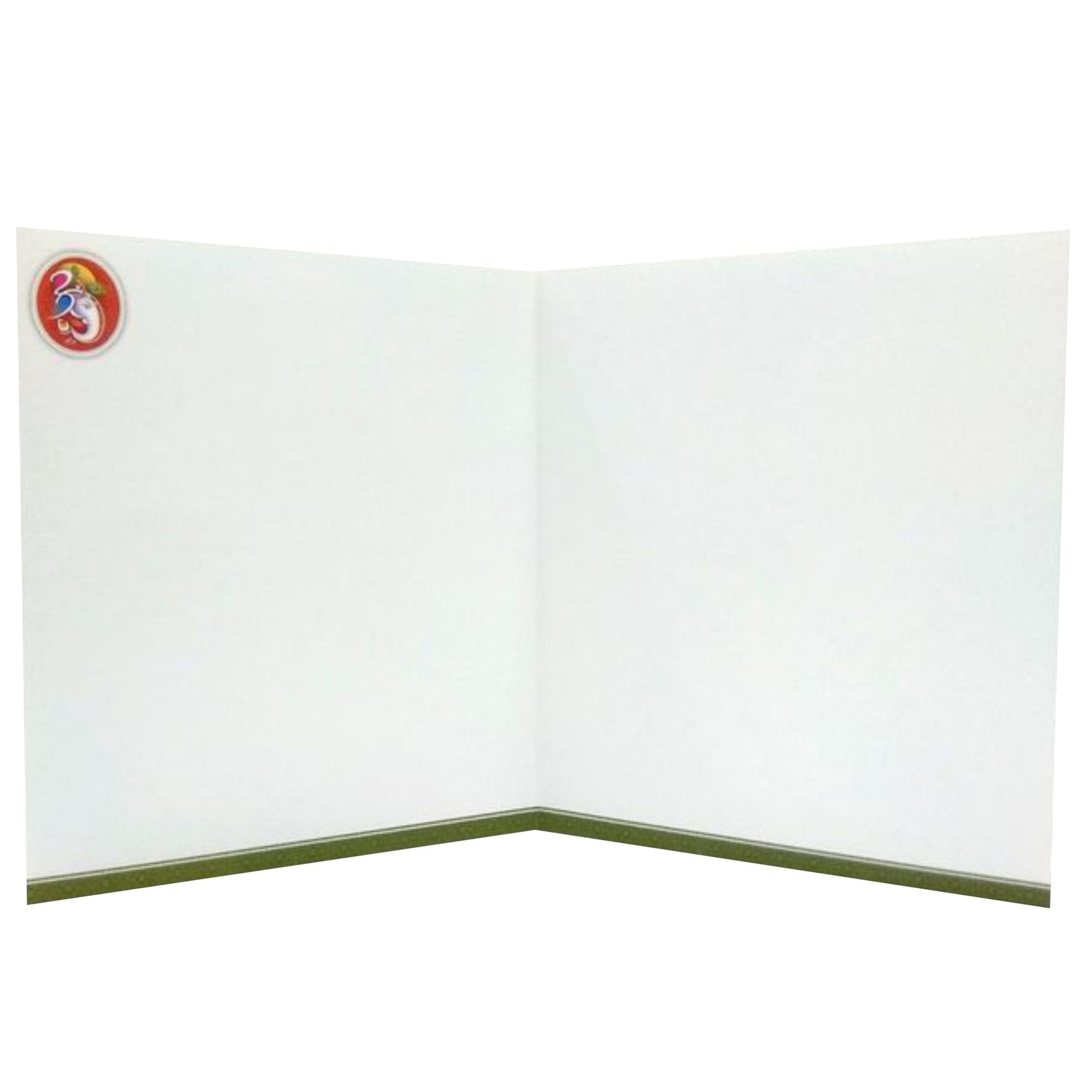 White Shiva Parvathi Invitation-KNK2833