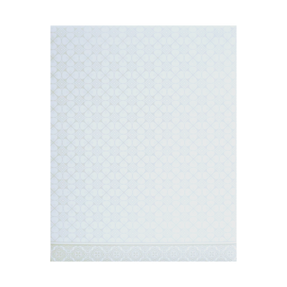 White Laser Cut Wedding Card-KNJS2083