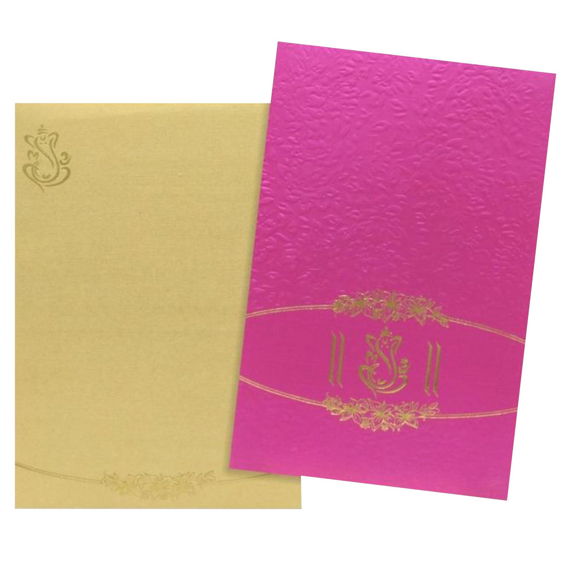 Pink Padded Invitation Card-Knk4137