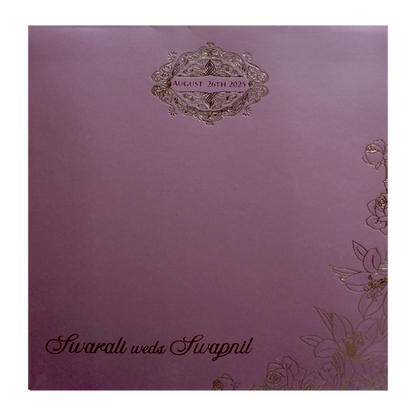 Light Pink Floral Wedding Card-King of Cards