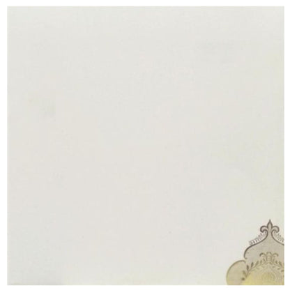 White Die Cut Screen Wedding Card With Open Door Type-KNK4342I