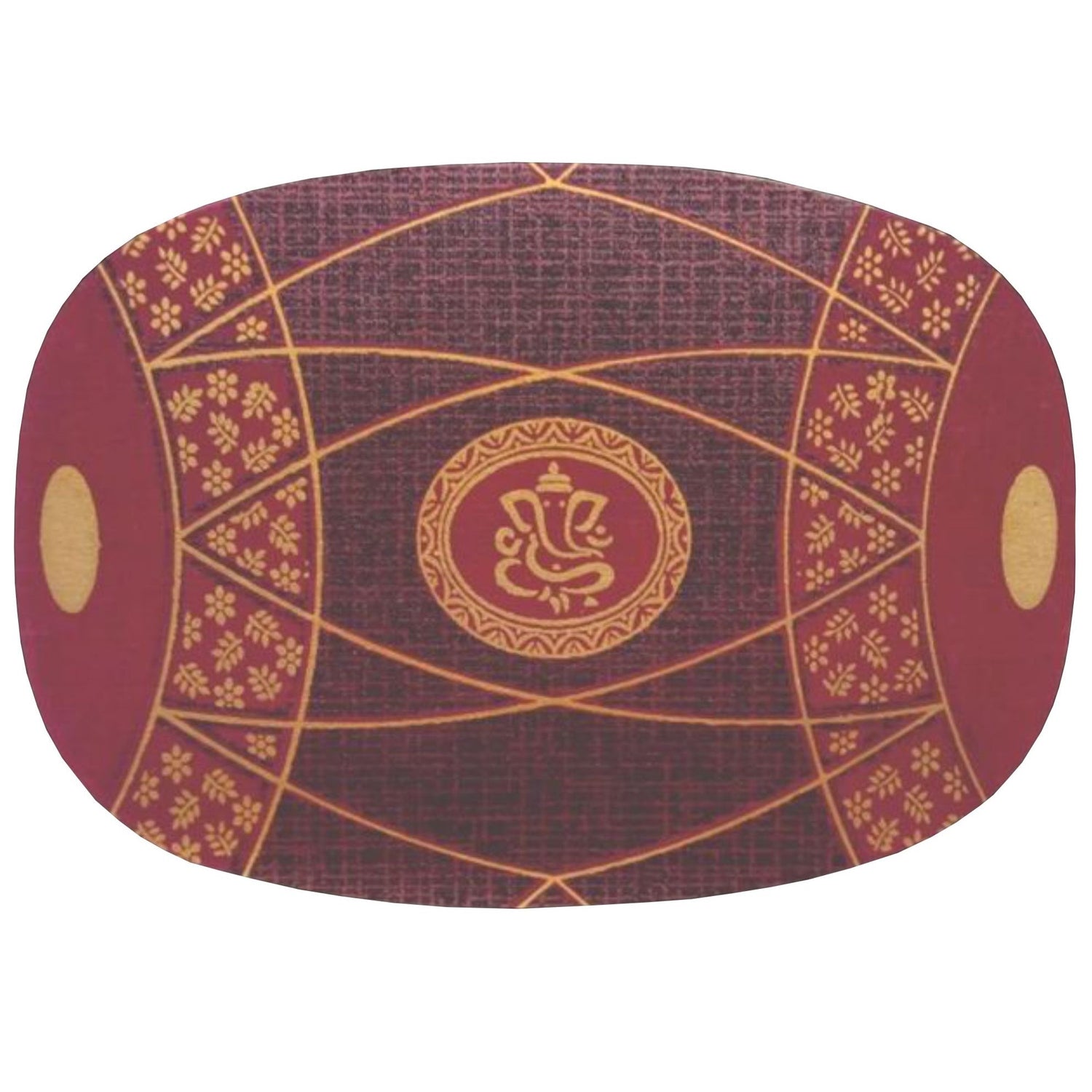 Beautiful Drum Shaped Brown Shaded Personal Wedding Card - KNHM808G