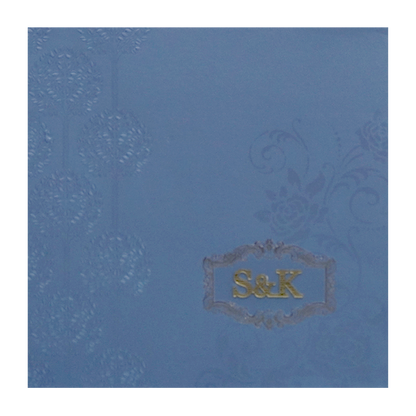 Blue Wedding Card-KPR09120