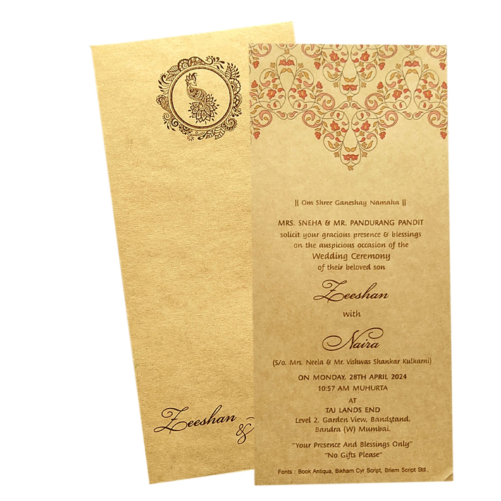 Invitation Card - KRCS6302-King of Cards