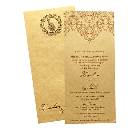 Invitation Card - KRCS6302-King of Cards