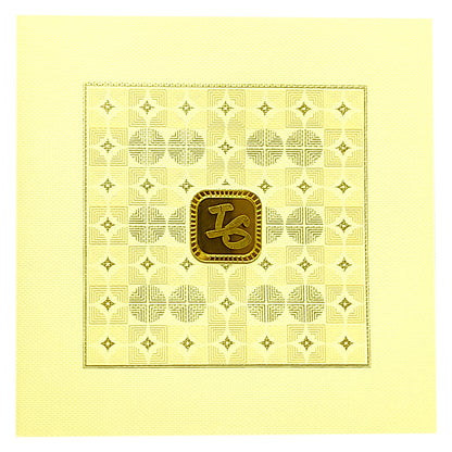 Pale Pink Dot Design Invitation-KRC29222