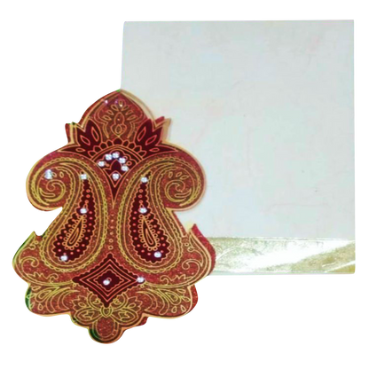 Red Designer Personal Invitation-CXP137