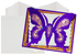 Purple Butterfly Invitation Card