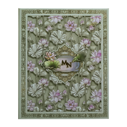 Cream Laser Cut MDF Premium Wedding Card-King of Cards