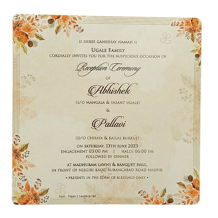 Invitation Card - KRCS6540-King of Cards