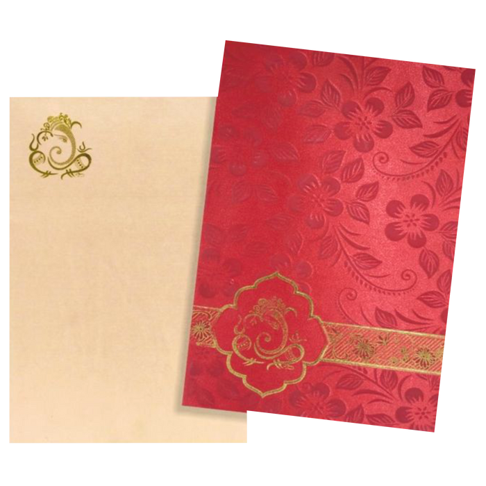 Rayol Red Invitation Card-King of Cards