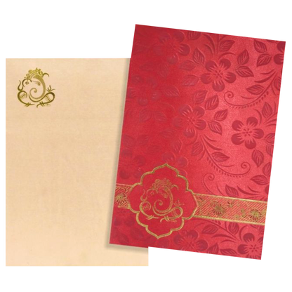 Rayol Red Invitation Card-King of Cards