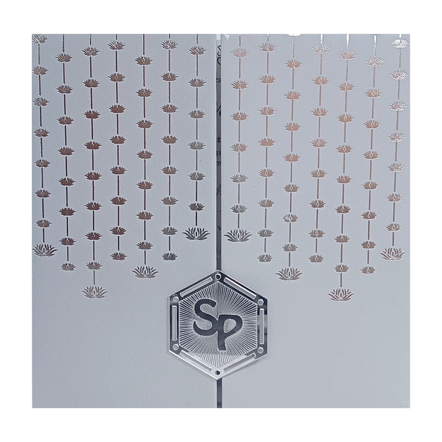 Light Grey Door Opening Invitation-KRC30442