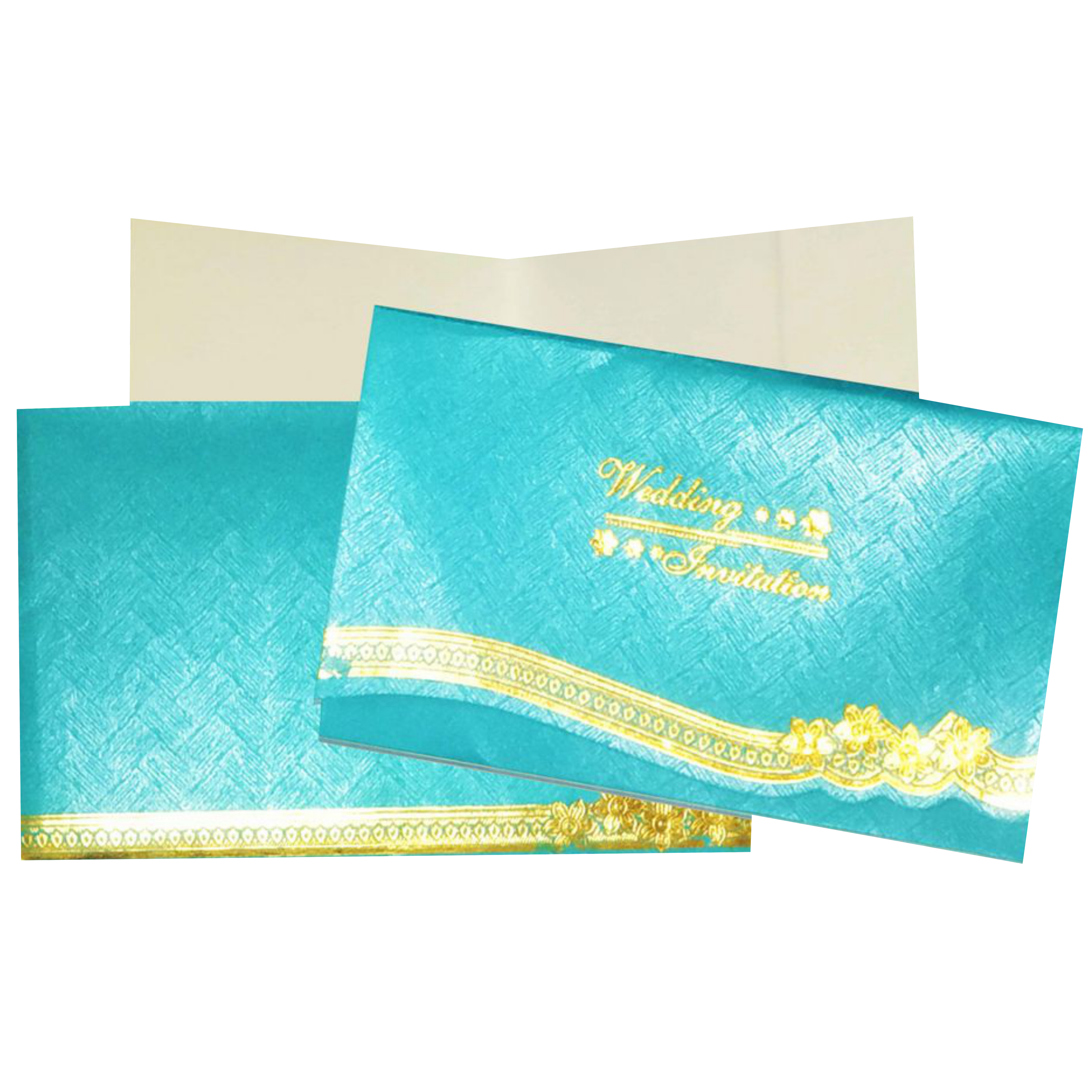 Blue Personal Invitation Card-Knk3717