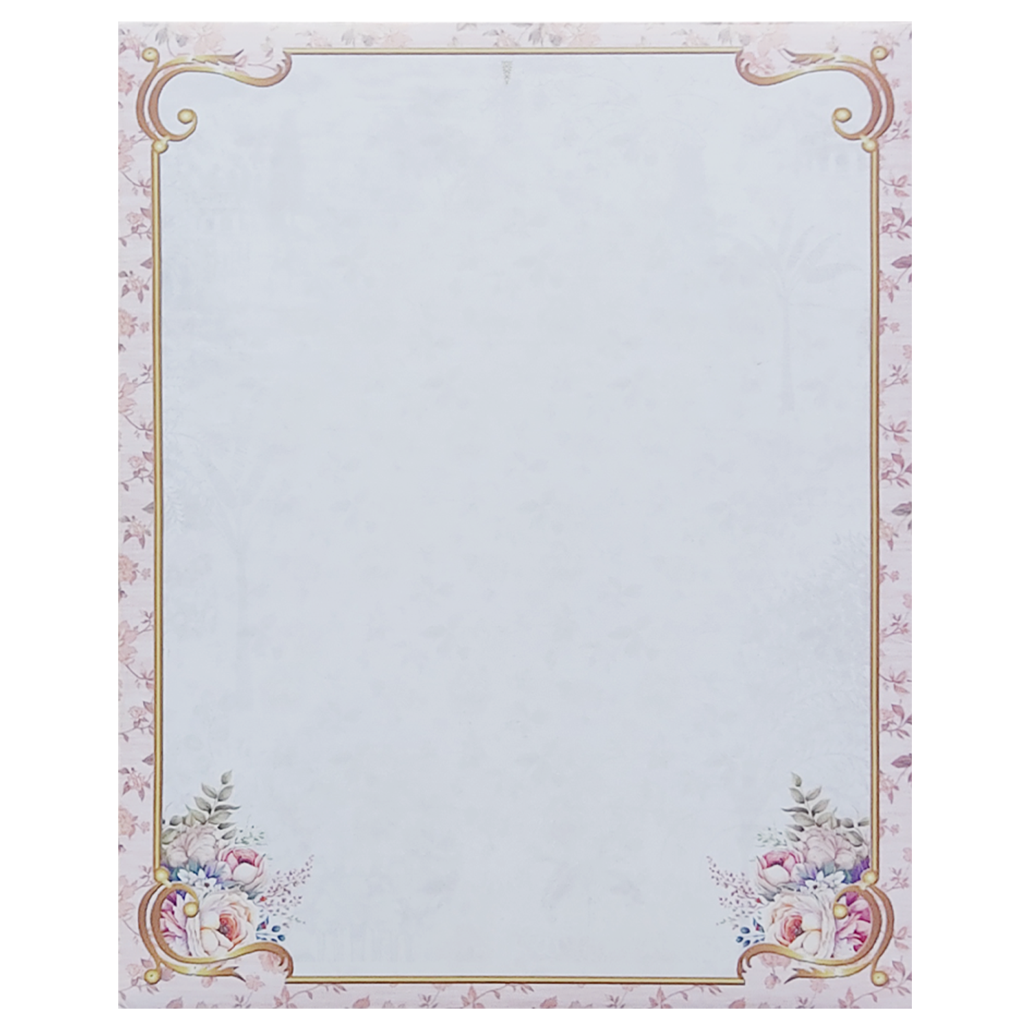 Pink Royal Bride Groom Wedding Card-KNKJ1135