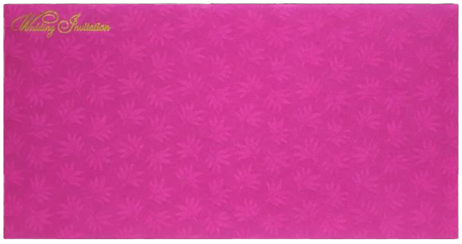 Romantic Pink Shading With Blossom Design Wedding Card - KNKZ0340