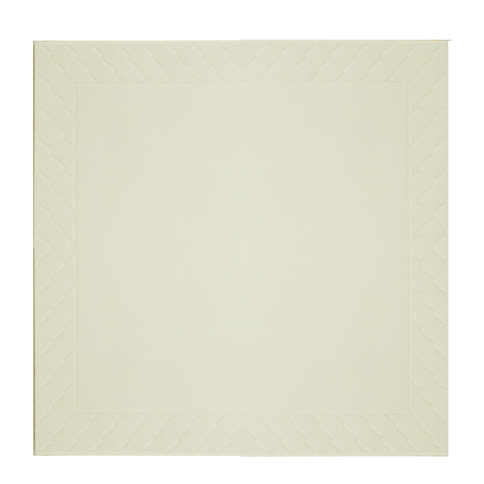 Corn Silk Yellow Padded invitation Card-King of Cards