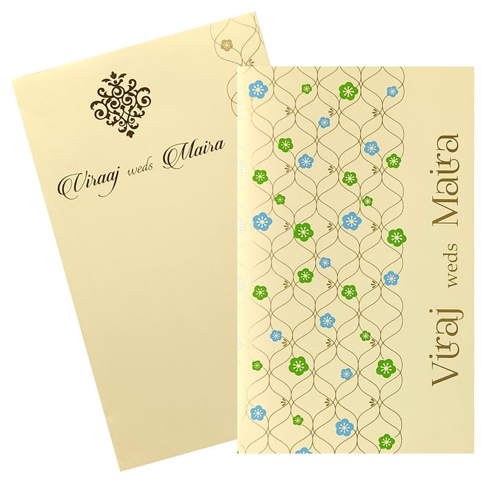 Light Pink Floral Invitation Card Design-King of Cards