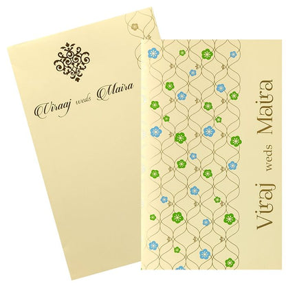 Light Pink Floral Invitation Card Design-King of Cards