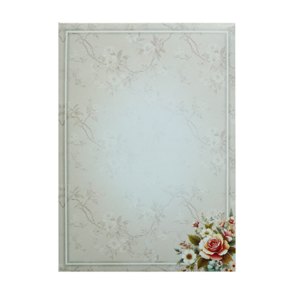 Lavender Floral Wedding Card-KNBL1703