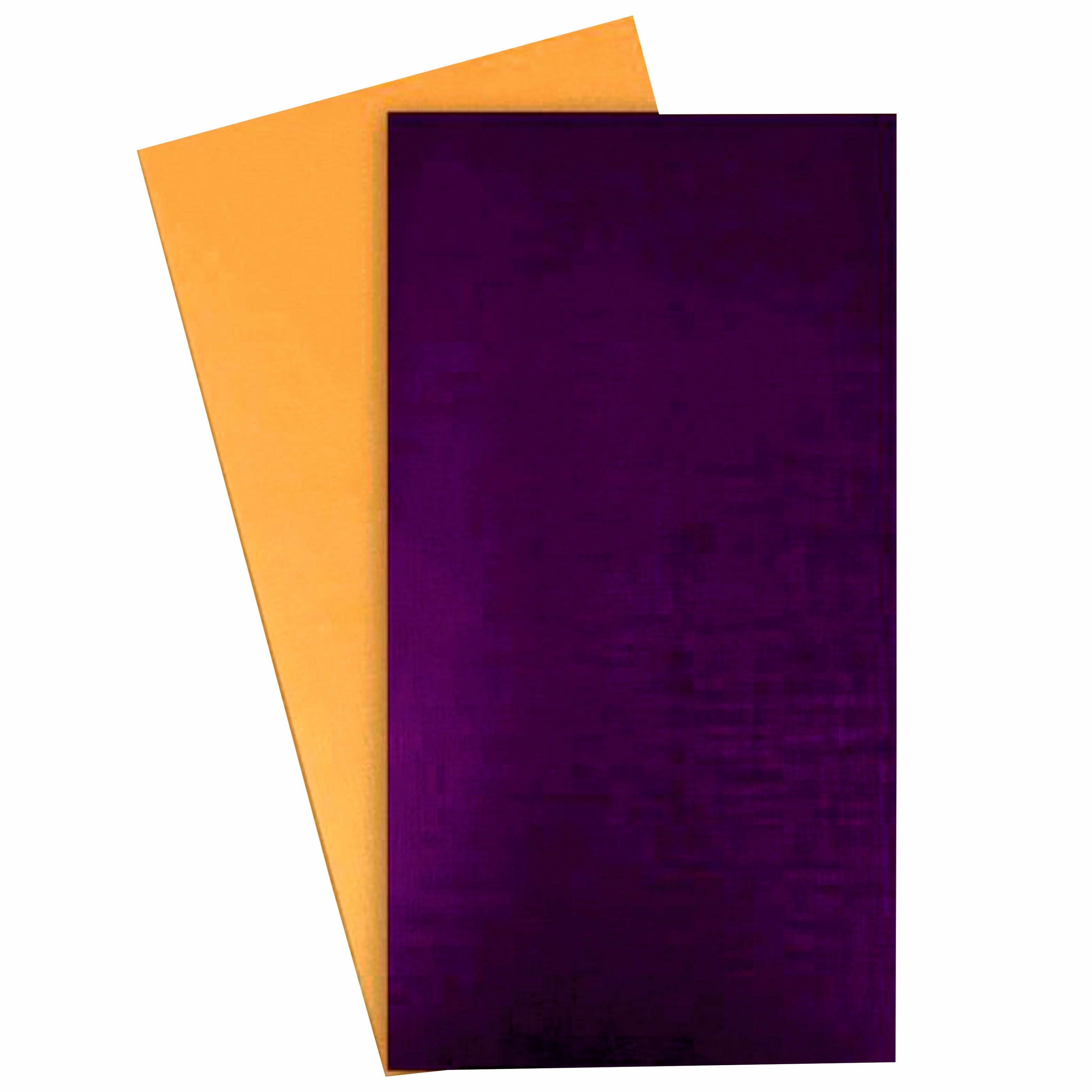 Lovely Purple Shading With Ganesha Padded Wedding Card - KNK30401