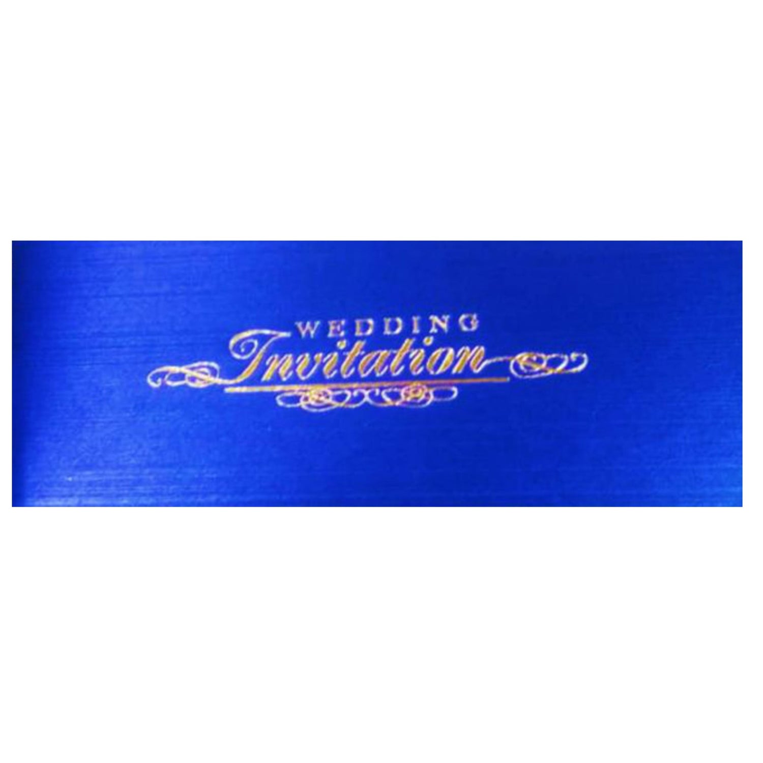 Blue Personal Invitation Card-King of Cards