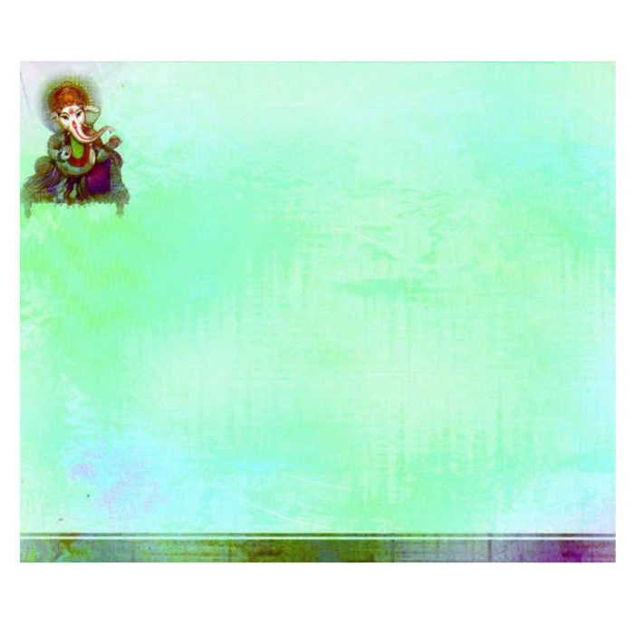 Invitation Card - Sparkling Multicolor Ganesha Wedding Card -  KNKZ0421-King of Cards